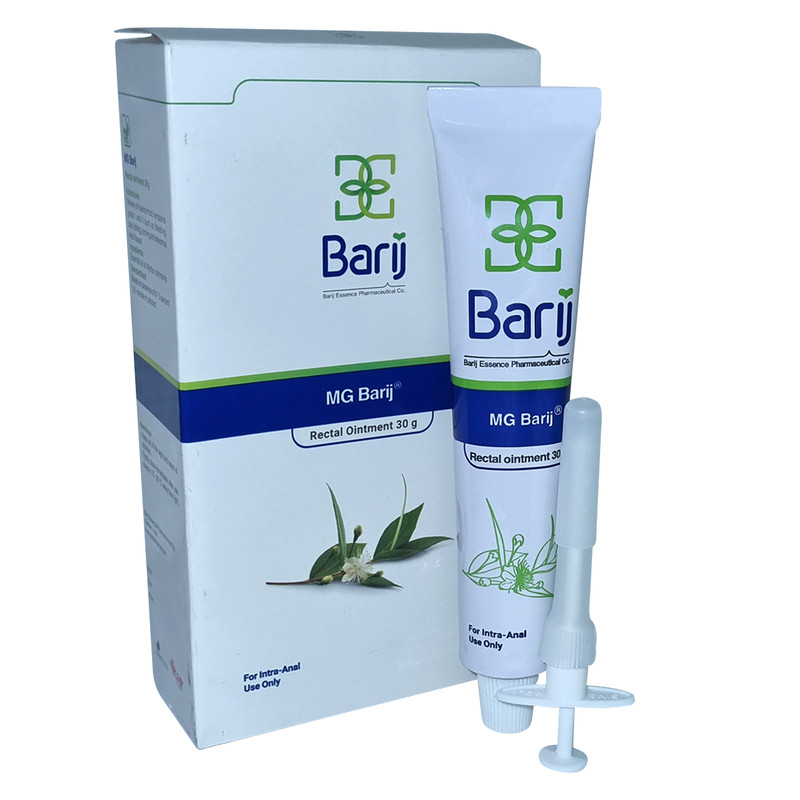 قیمت و خرید ام جی پماد مقعدی باریج اسانس 30 گرمی
