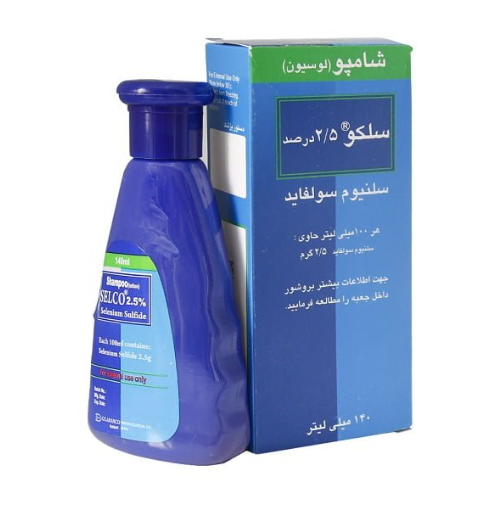 قیمت و خرید شامپو (لوسیون)سلکو 2.5 درصد سلنیوم سولفاید گیلارانکو 140 میلی لیتر